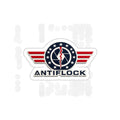 Antiflock Die-Cut Sticker — Patriotic Aviation Emblem