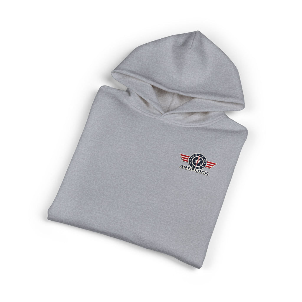 Patriotic 'ANTIFLOCK' Hoodie – Vintage Flag Wings Graphic