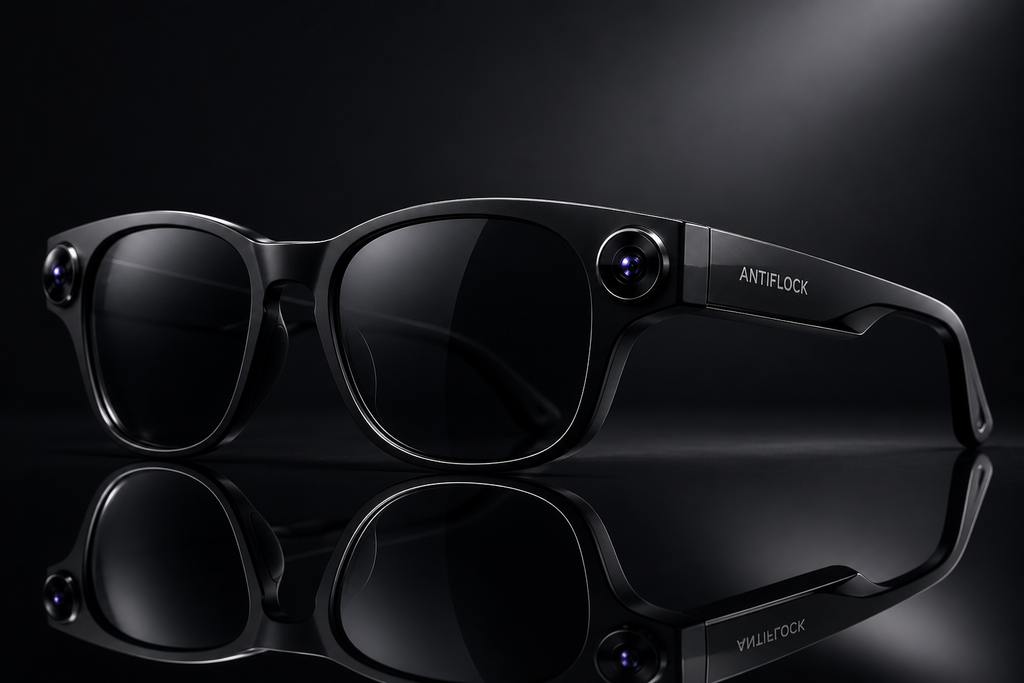 Original Black Antiflock Sunglasses: Pre Order