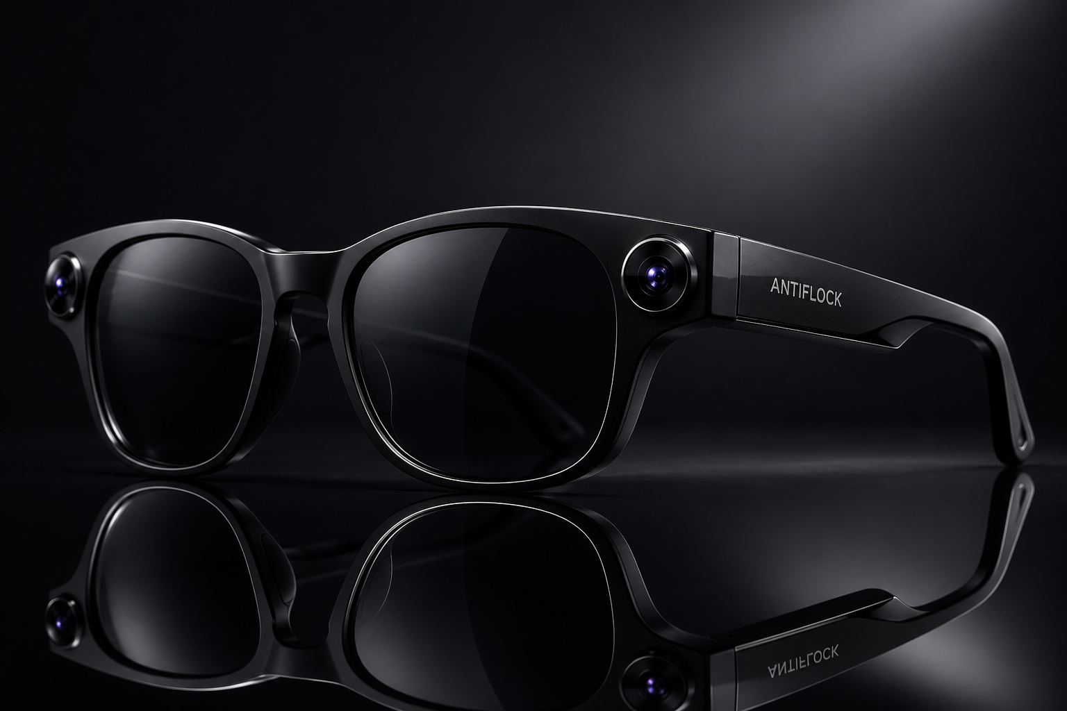 Original Black Antiflock Sunglasses: Pre Order